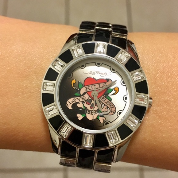 Ed Hardy Accessories - Ed Hardy Love Kills Watch Ed Hardy Accessories - Ed Hardy Love Kills Watch